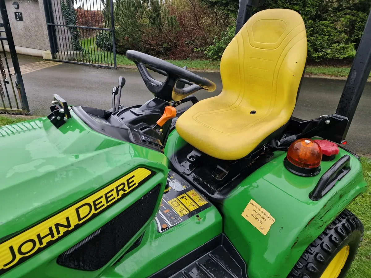 John Deere X758 ride on mower lawnmower - Image 4