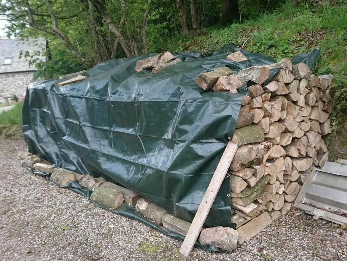 Heavy duty 250gsm builders grade tarpaulin - Image 4