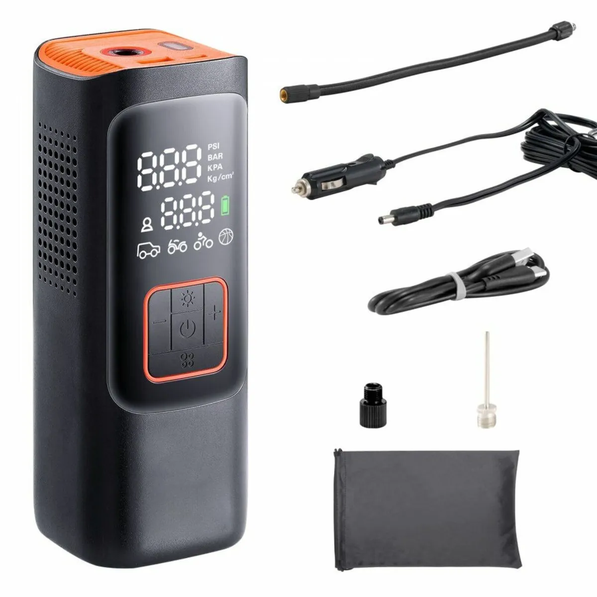 Tire Inflator Portable Air Compressor 7800mAh - Image 3