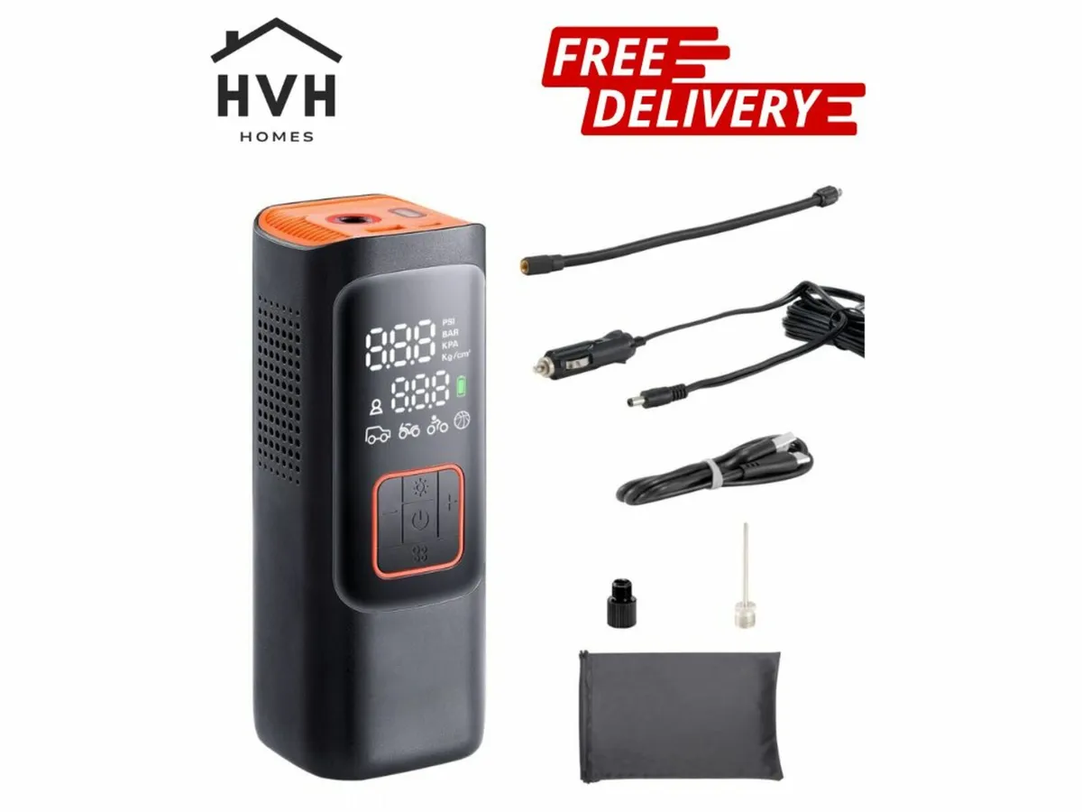 Tire Inflator Portable Air Compressor 7800mAh - Image 1