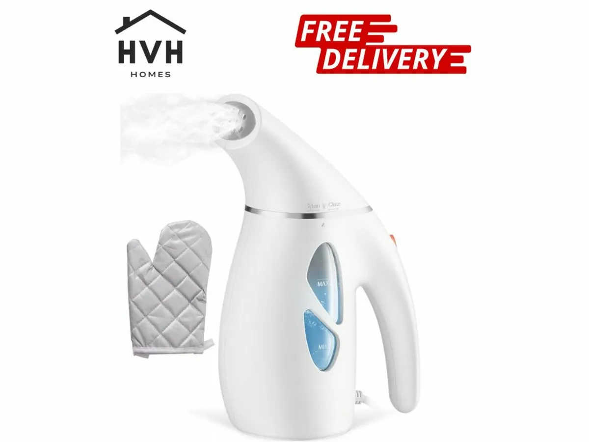 Portable Handheld Fabric Steamer Wrinkle Remover - Image 1