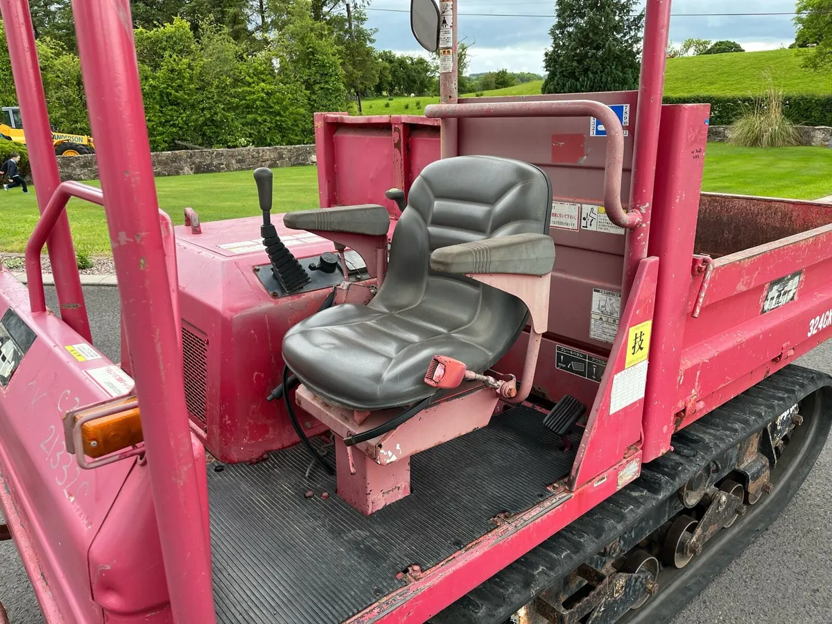 Yanmar 3 tonne track dumpers - Image 2
