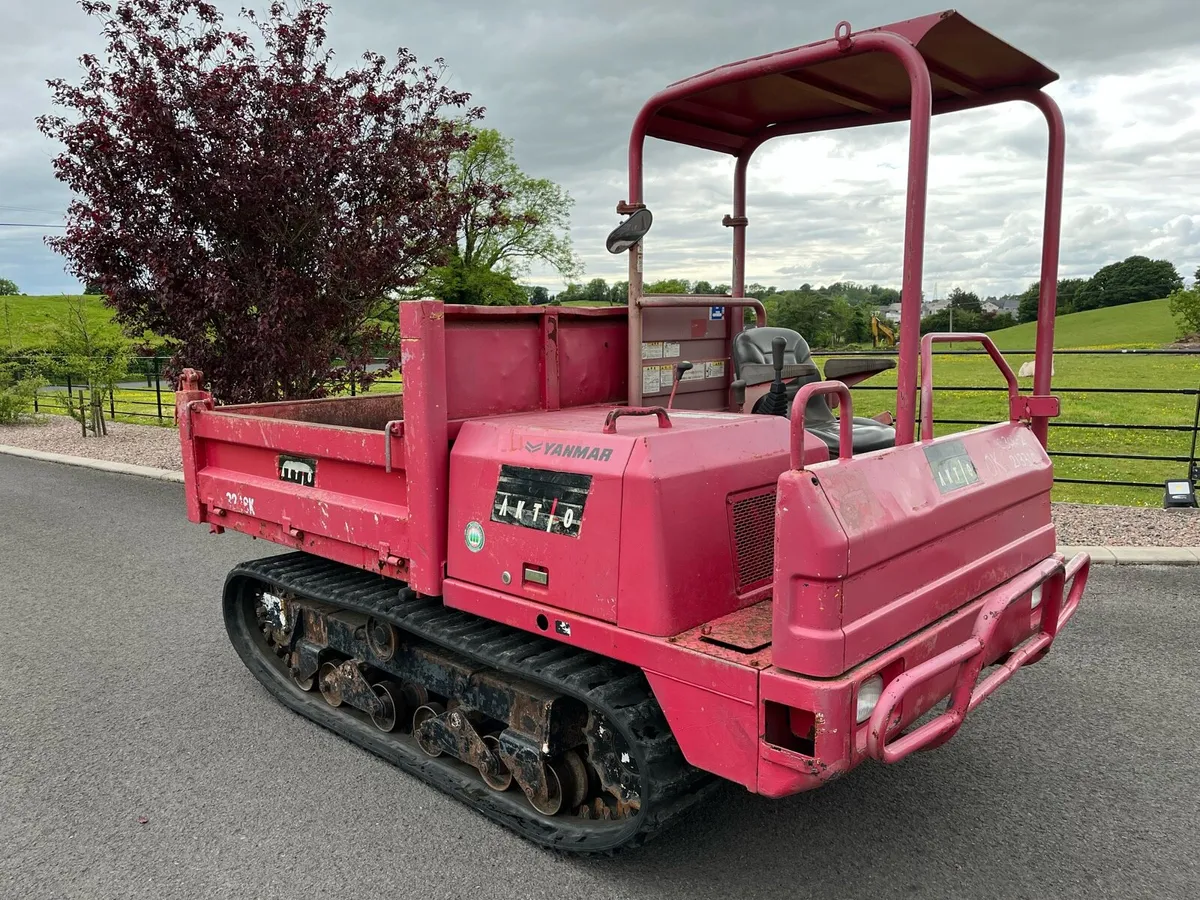 Yanmar 3 tonne track dumpers - Image 3