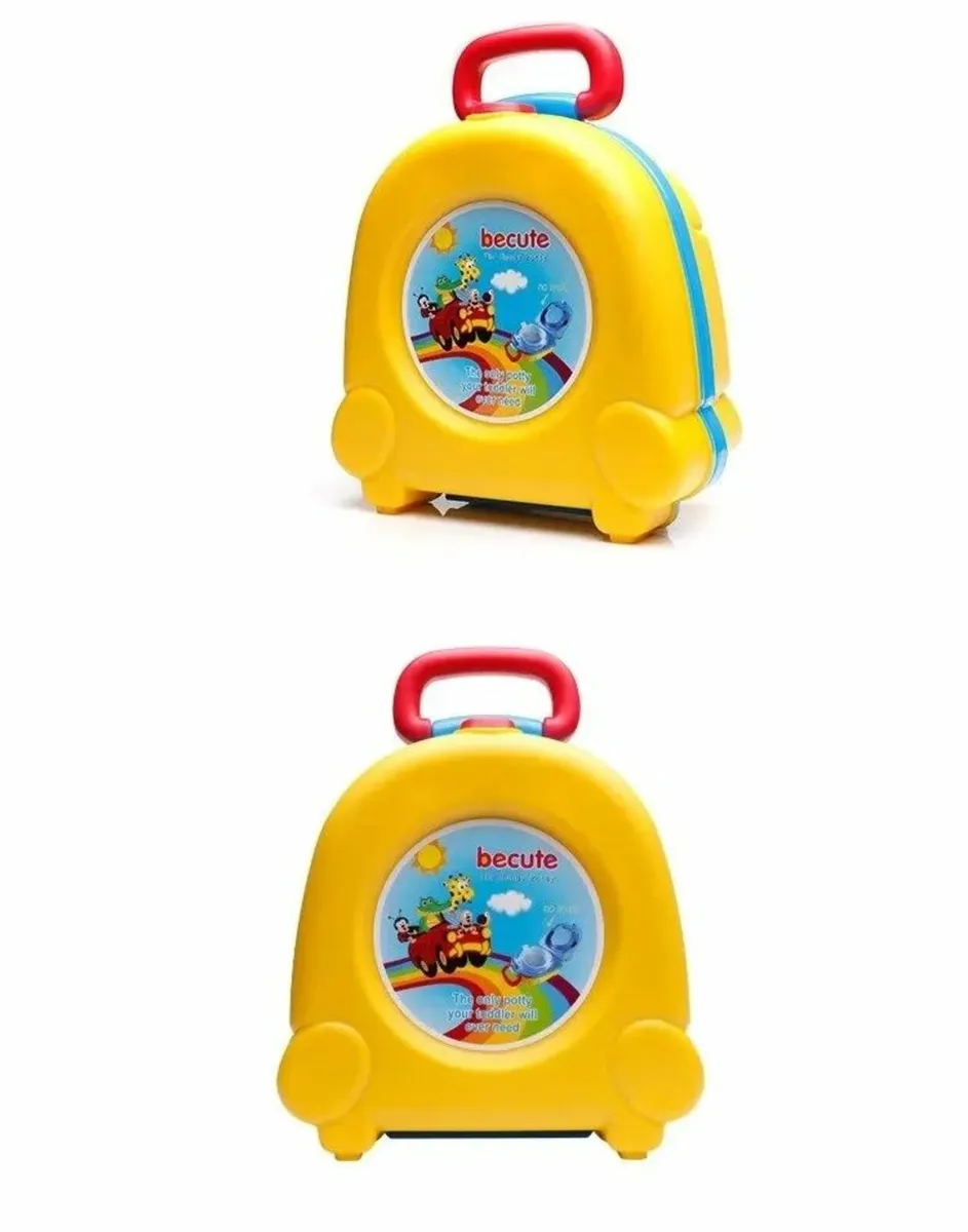 Travel Portable Kids Can Camp Bucket Cover Toilet - Image 1