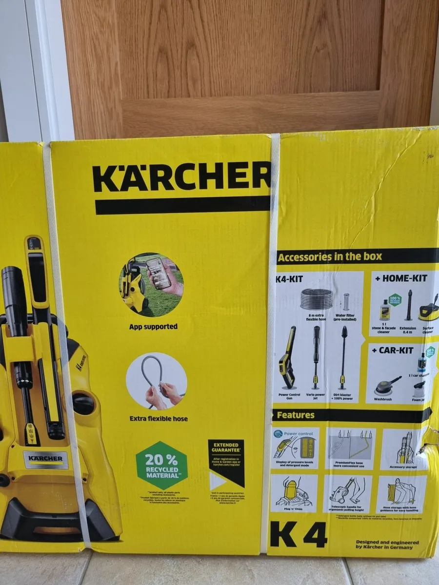Karcher K4 Full Control Flex Home & Car Kit NEW - Image 1