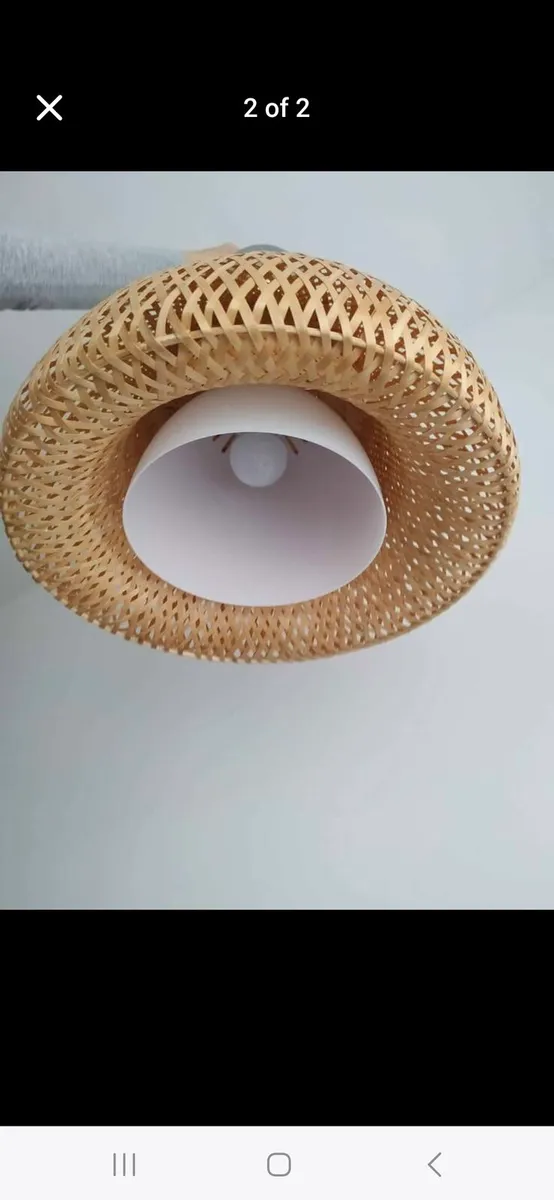 Lamp shade, book shelf, guitar - Image 2
