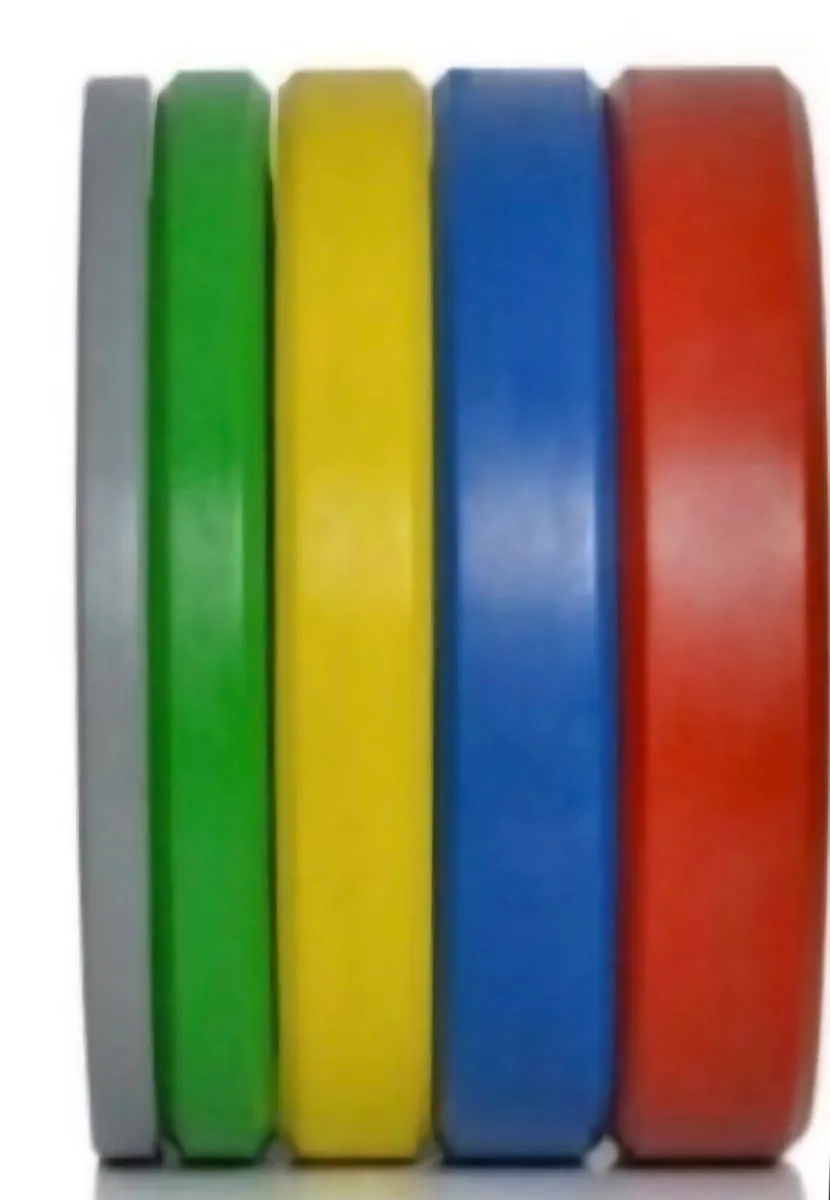 150 kg Olympic Bumper Plates Coloured