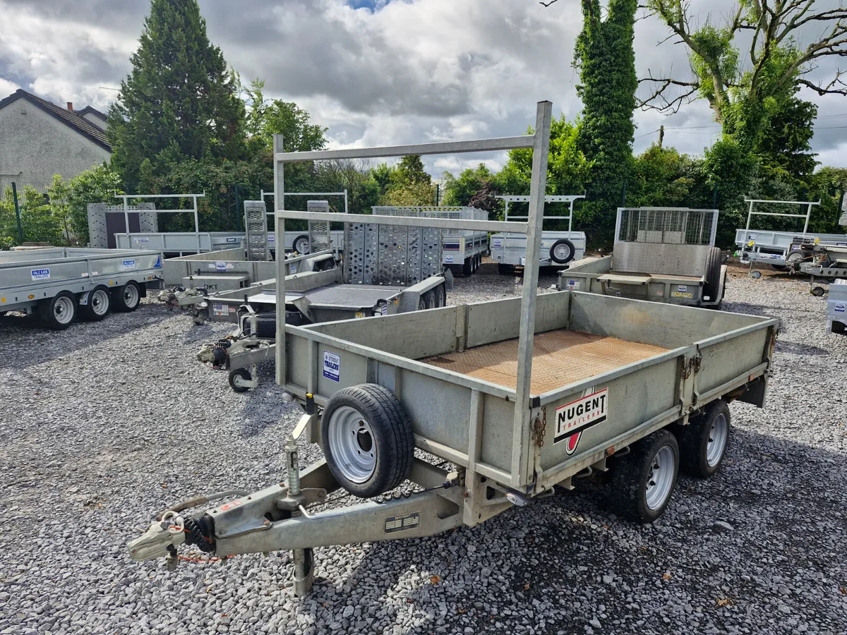 NUGENT   10' x 5'6"  DROPSIDES  TRAILER - Image 2