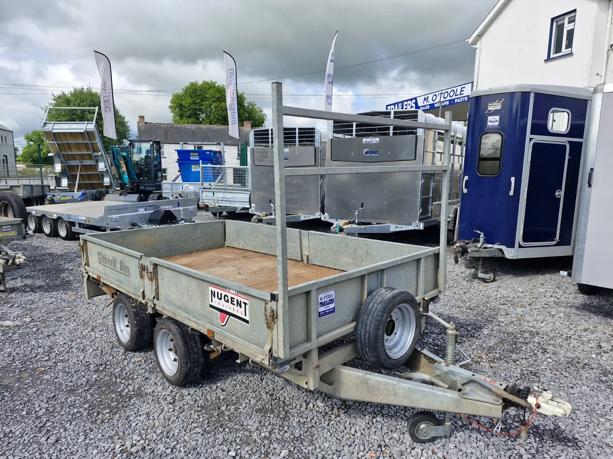 NUGENT   10' x 5'6"  DROPSIDES  TRAILER - Image 1