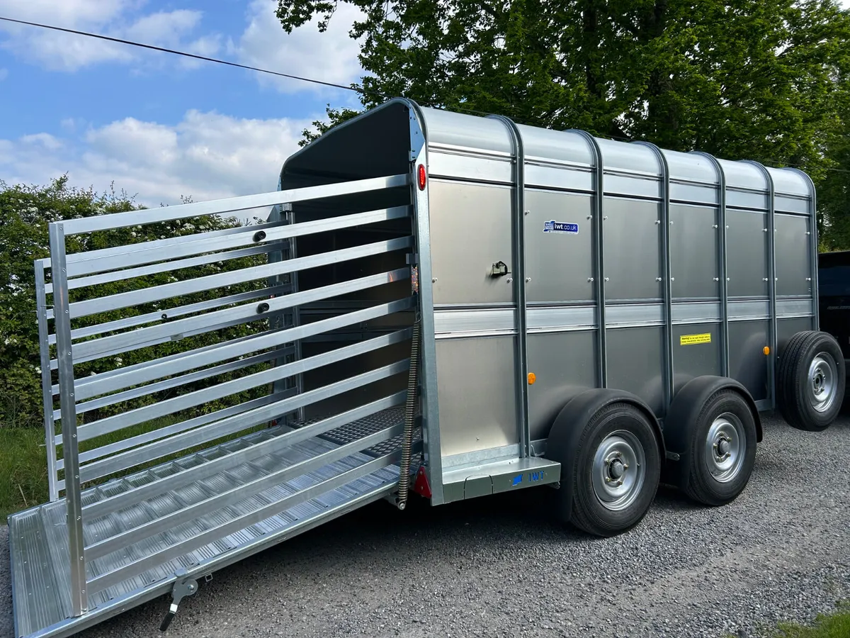 New Ifor Williams 12ft Livestock Trailer - Image 2