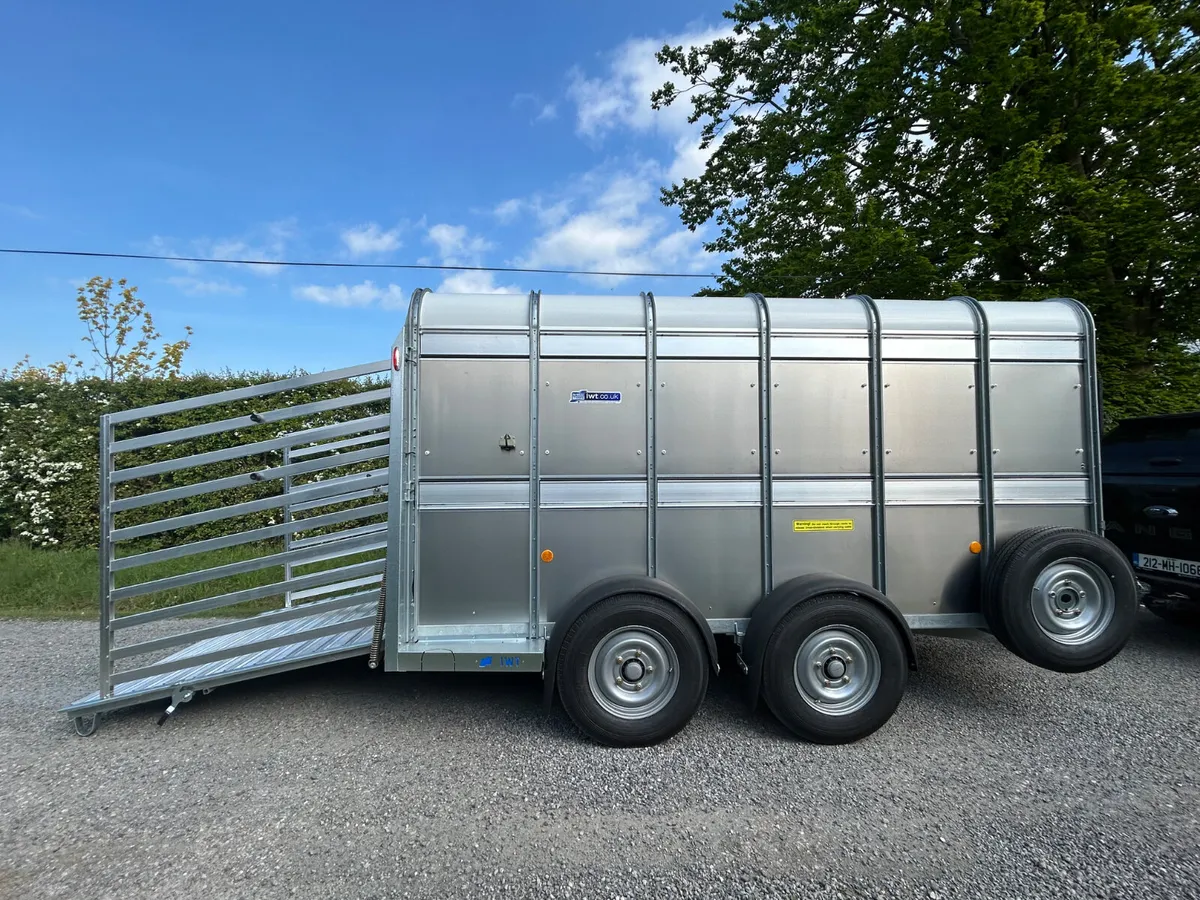New Ifor Williams 12ft Livestock Trailer - Image 1