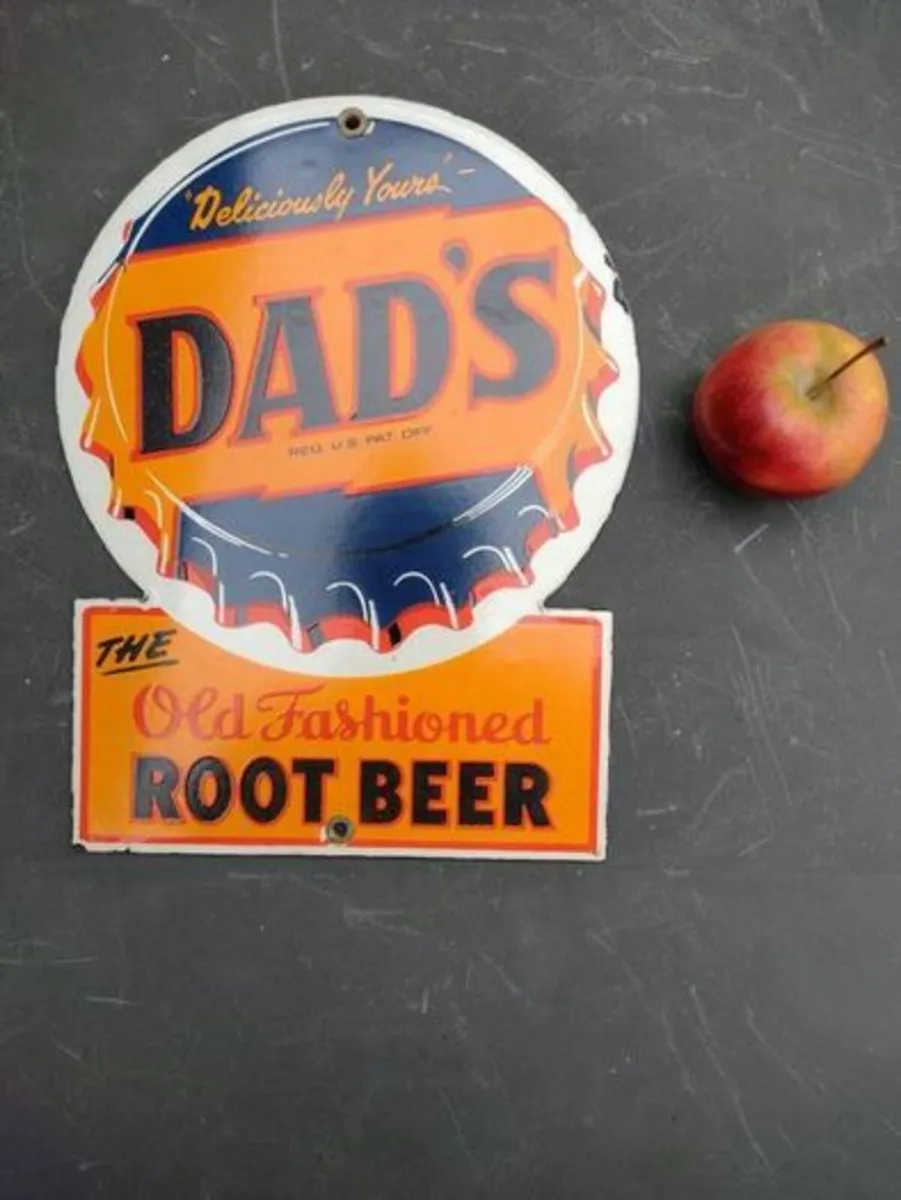 Dad's The Old Fashioned Root Beer - Porcelain Meta - Image 1
