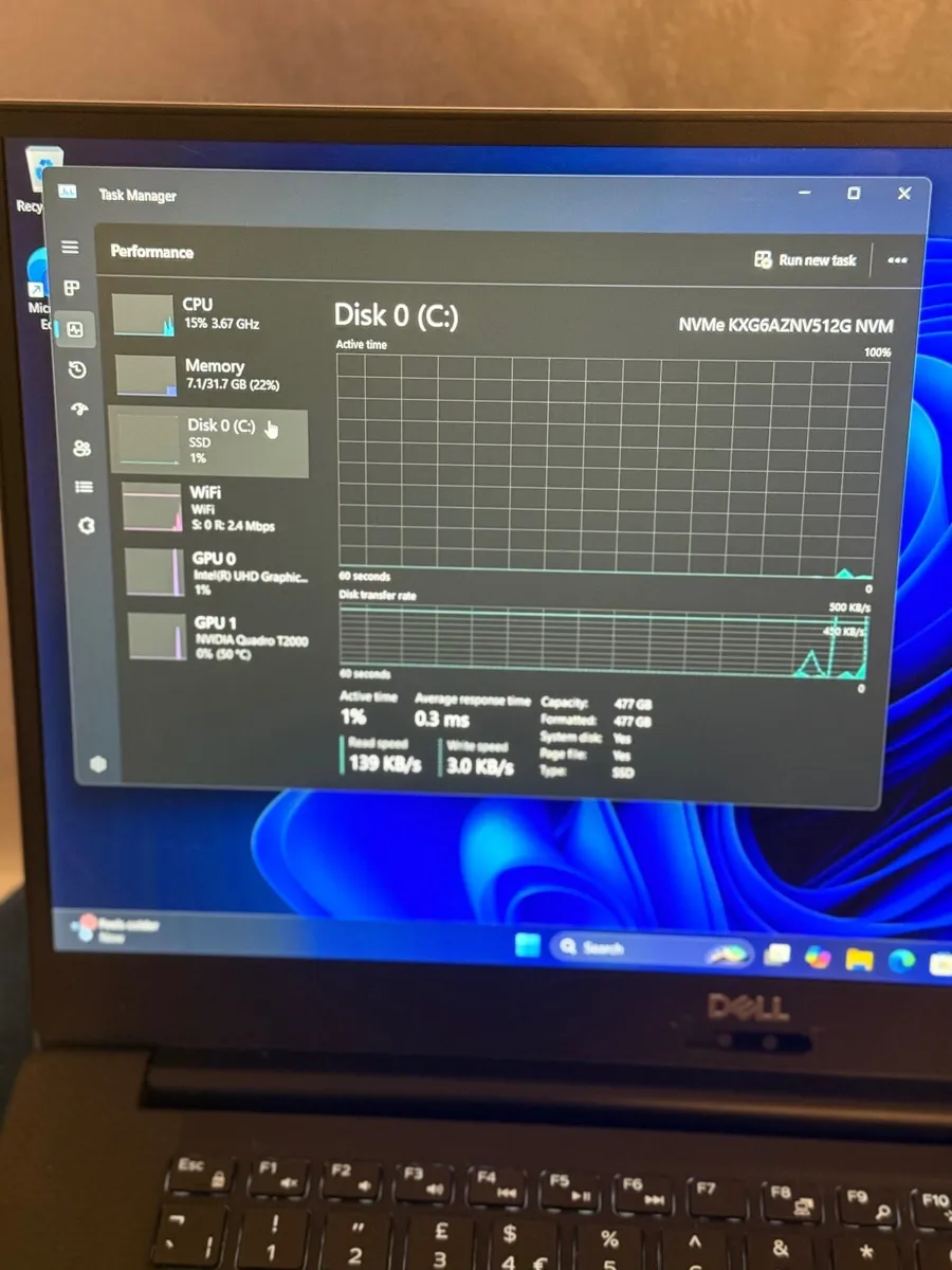 Dell Precision 5540 Laptop i9/32GB/512SSD/FHD - Image 4