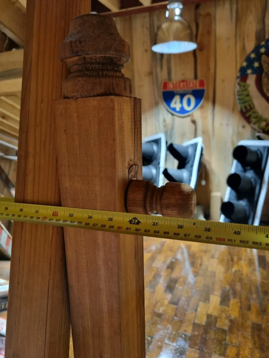 Large Plank Pine Standing Mirror - Image 4