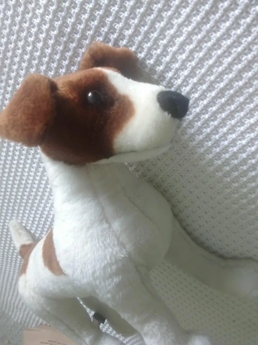 MELISSA & DOUG LARGE STANDING JACK RUSSELL TOY DOG - Image 1