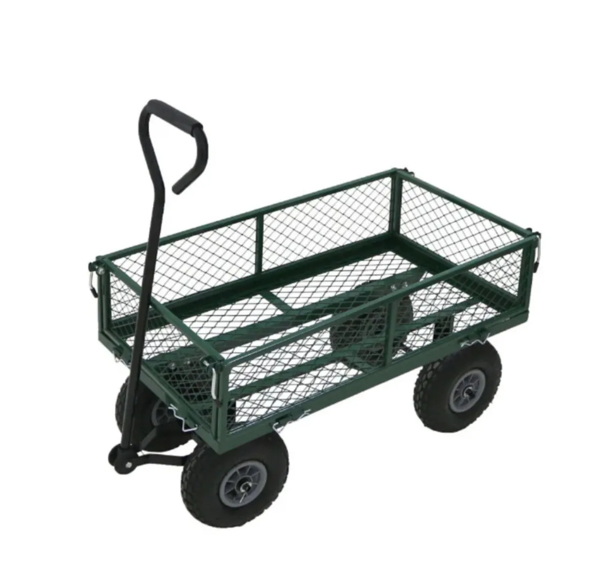 Heavy Duty Metal Garden Cart Trolley NEW - Image 1