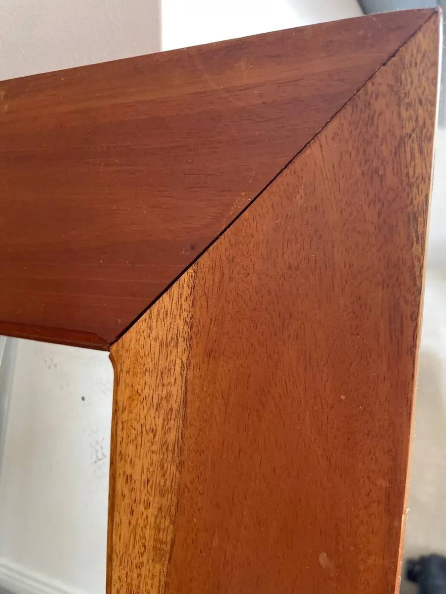 Large Wooden Mirror - Image 2