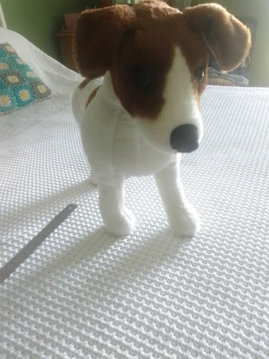 MELISSA & DOUG LARGE STANDING JACK RUSSELL TOY DOG - Image 4