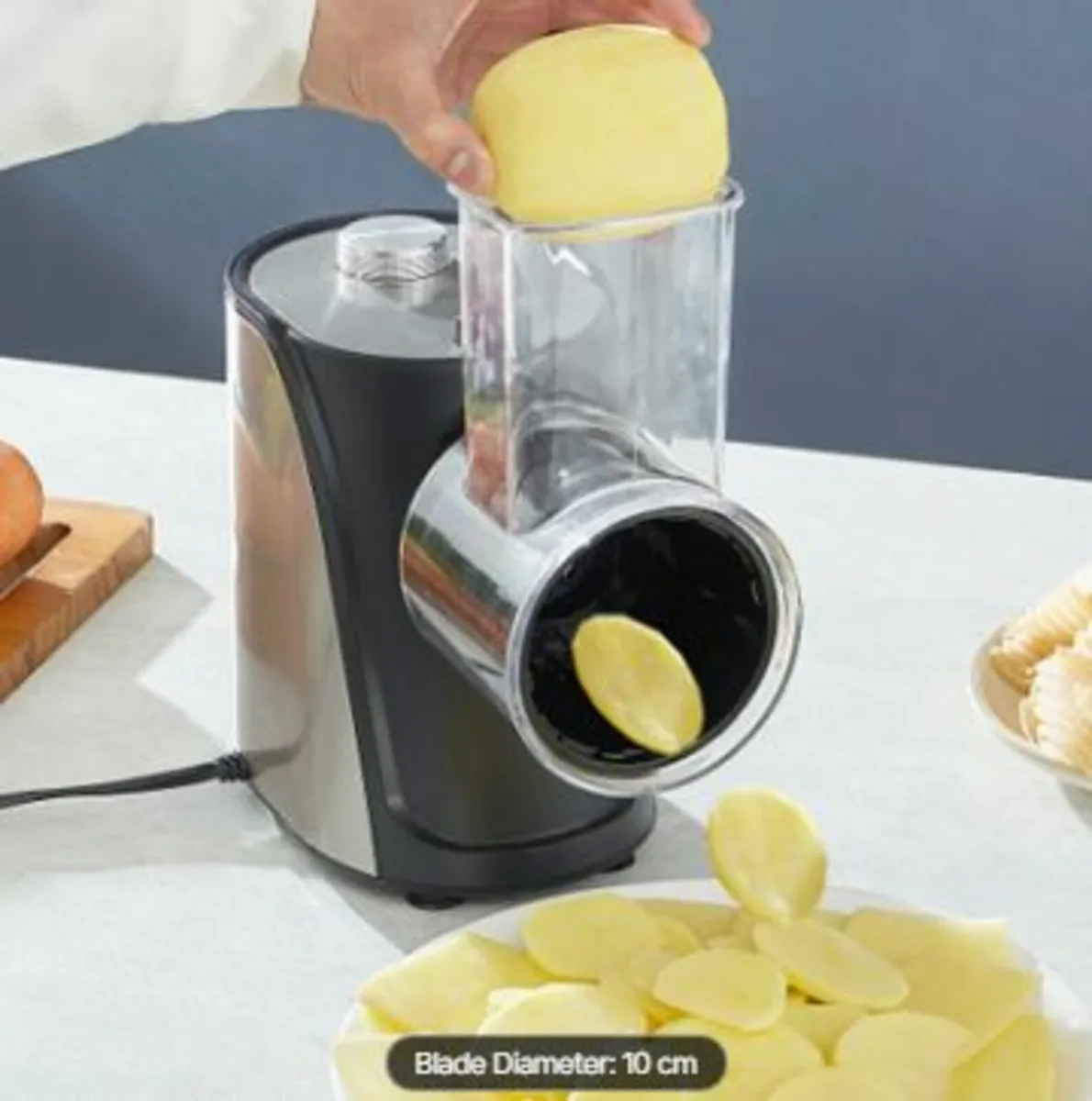 Electric Cheese Grater Salad Maker, - Image 3