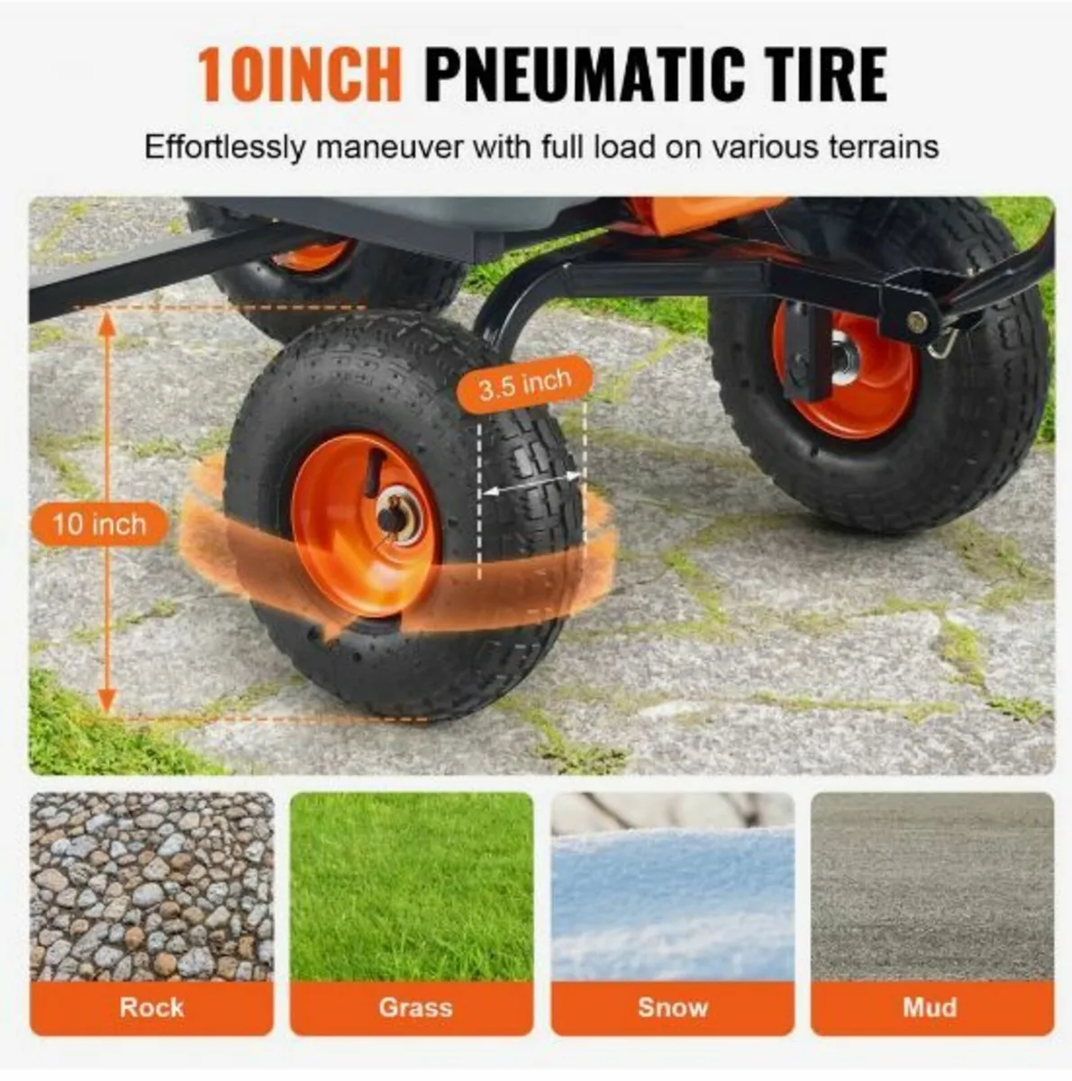 Poly Garden Dump Cart Heavy-duty - Image 3
