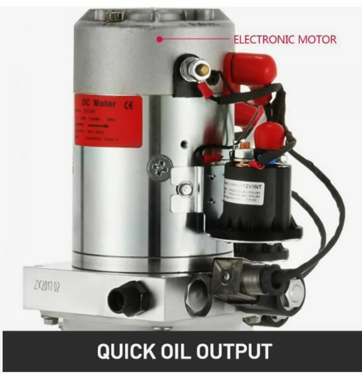 Electric Hydraulic Pump 7l Single Acting Plastic - Image 2