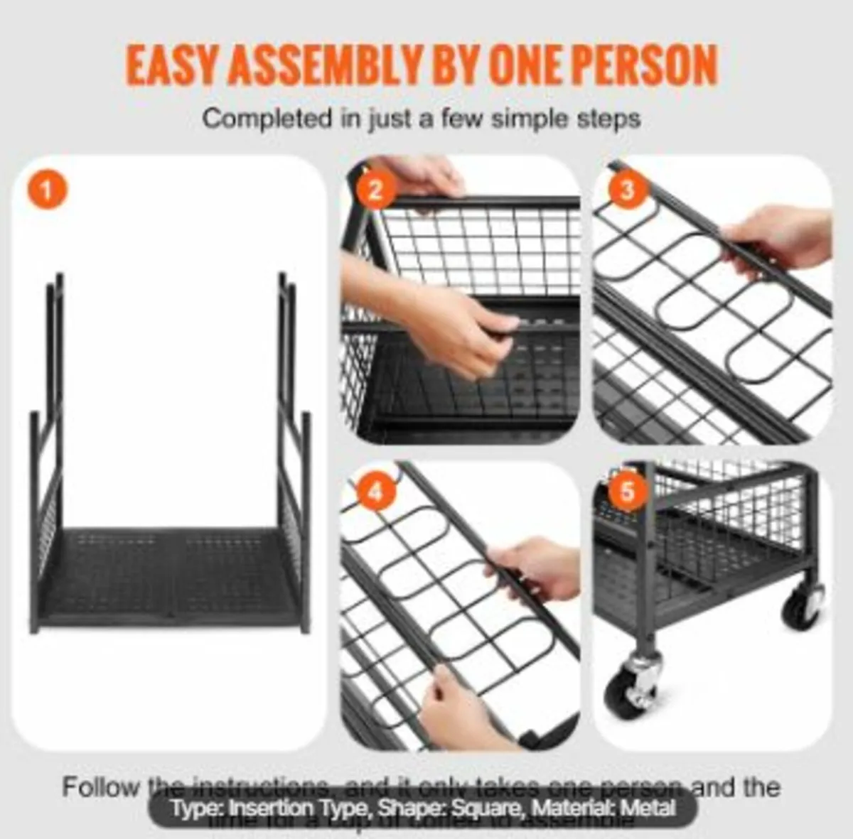 Garden Tool Organizer, 16 Slots with Hooks - Image 4