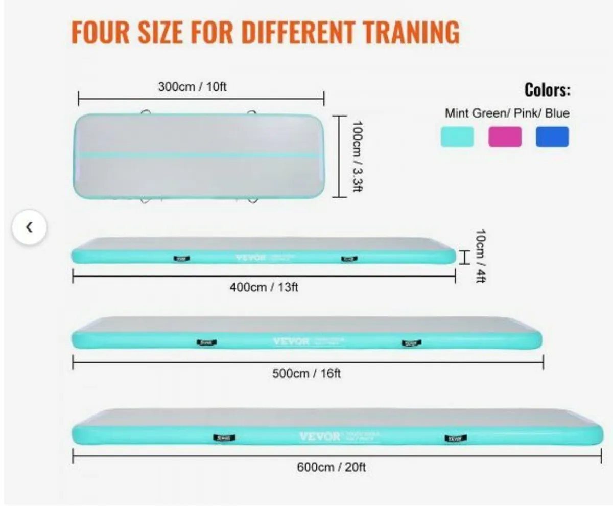 13FT Air Track Inflatable Training Tumbling - Image 3