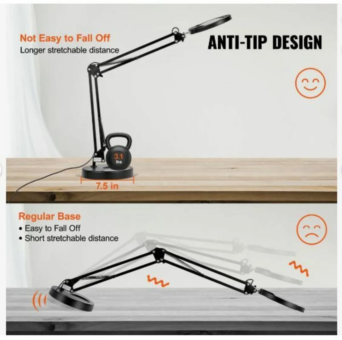 Magnifying Glass with Light & Base - Image 4