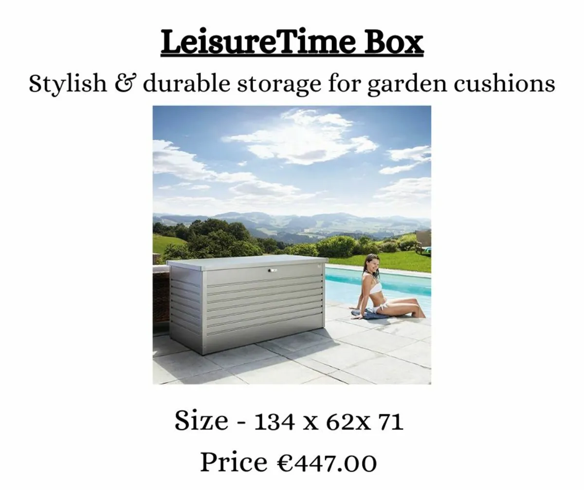 Biohort Sheds, Storage  /  Leisuretime Box - Image 3