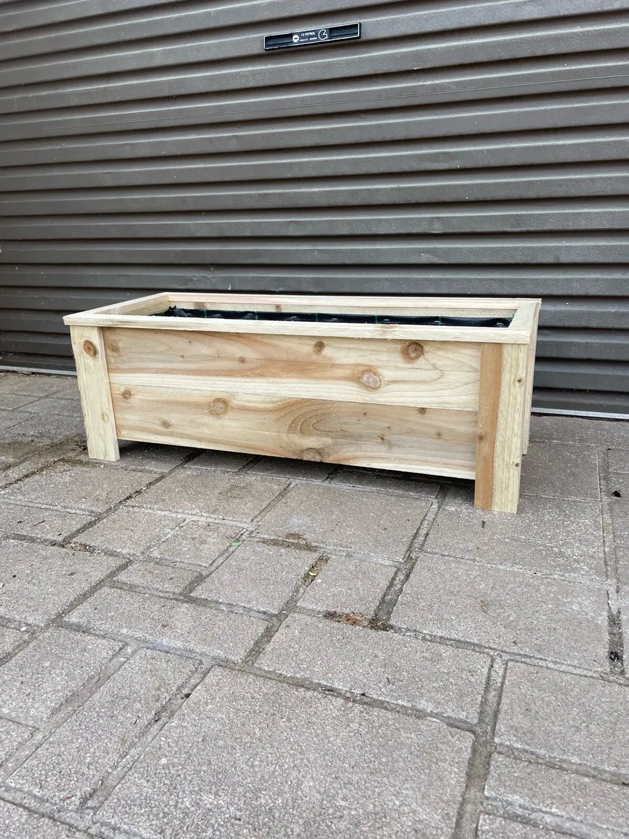 Wooden Planter Box - Image 1