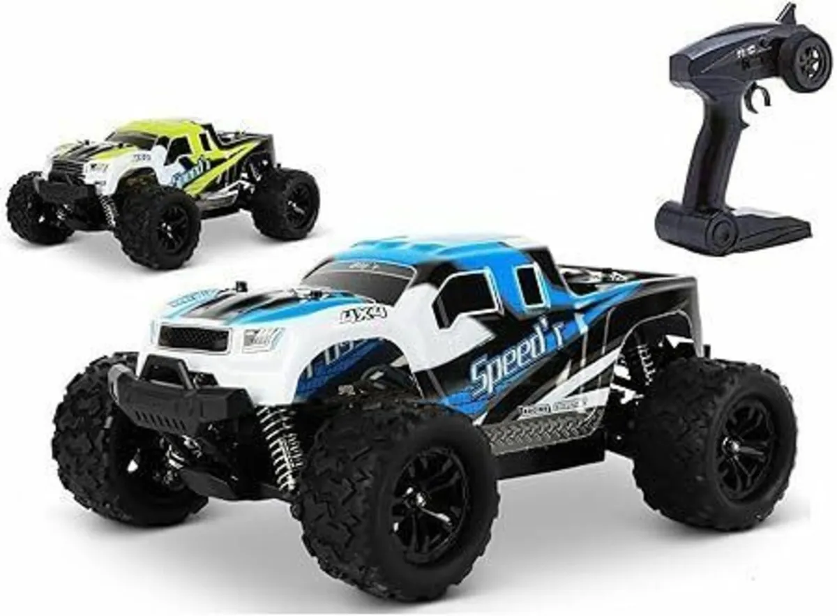 RC Remote Control Car 45 km/h, 1:18, 2 Batteries, - Image 2