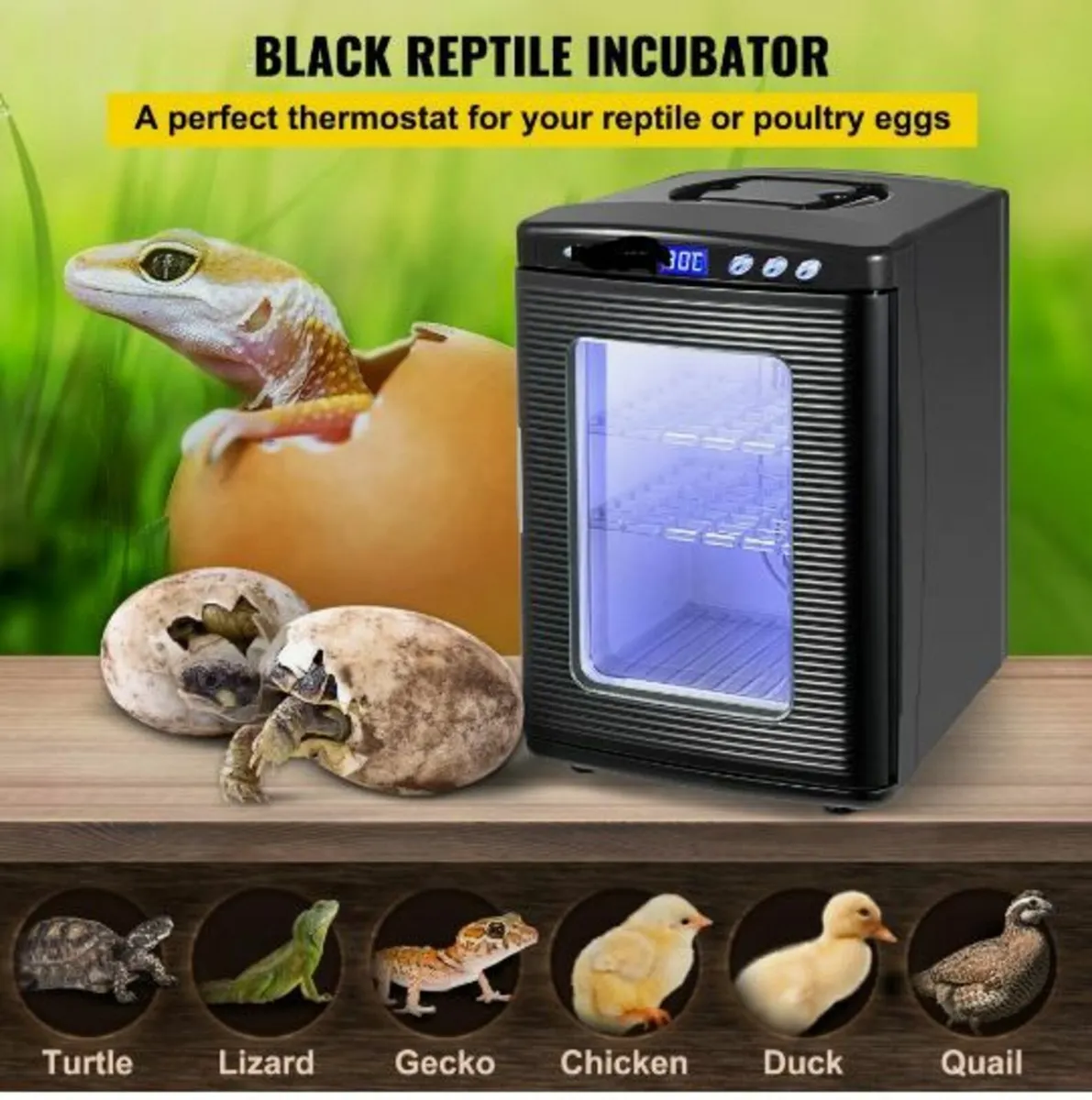 25L Reptile Herp Nursery Egg Incubator - Image 4