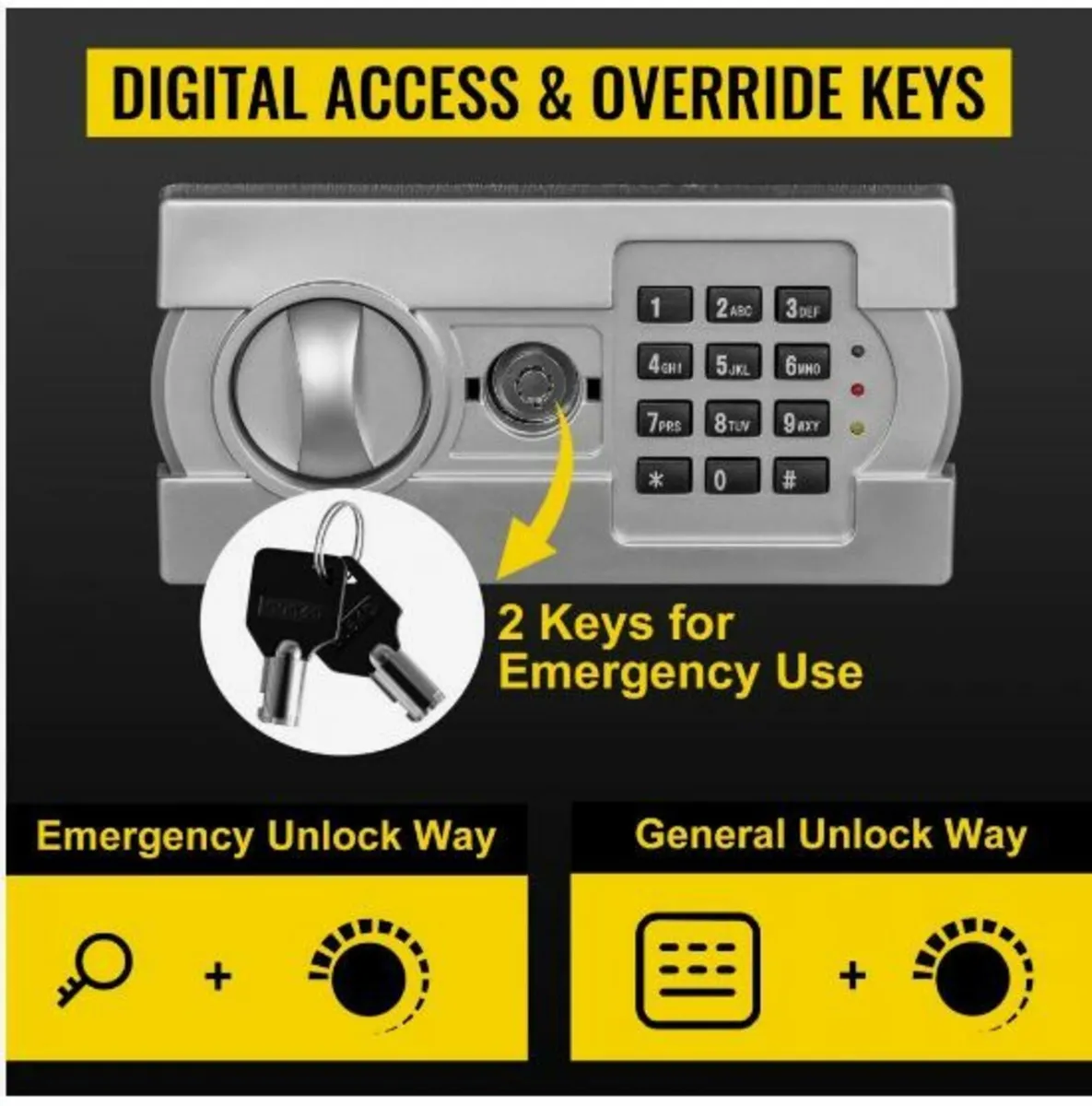 Digital Depository Safe Electronic Code Lock - Image 3