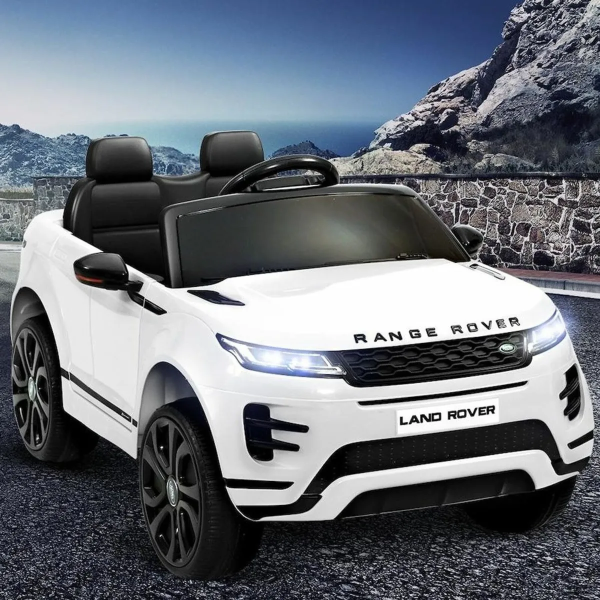 Range Rover Evoque 12V Electric Ride On Jeep White - Image 1
