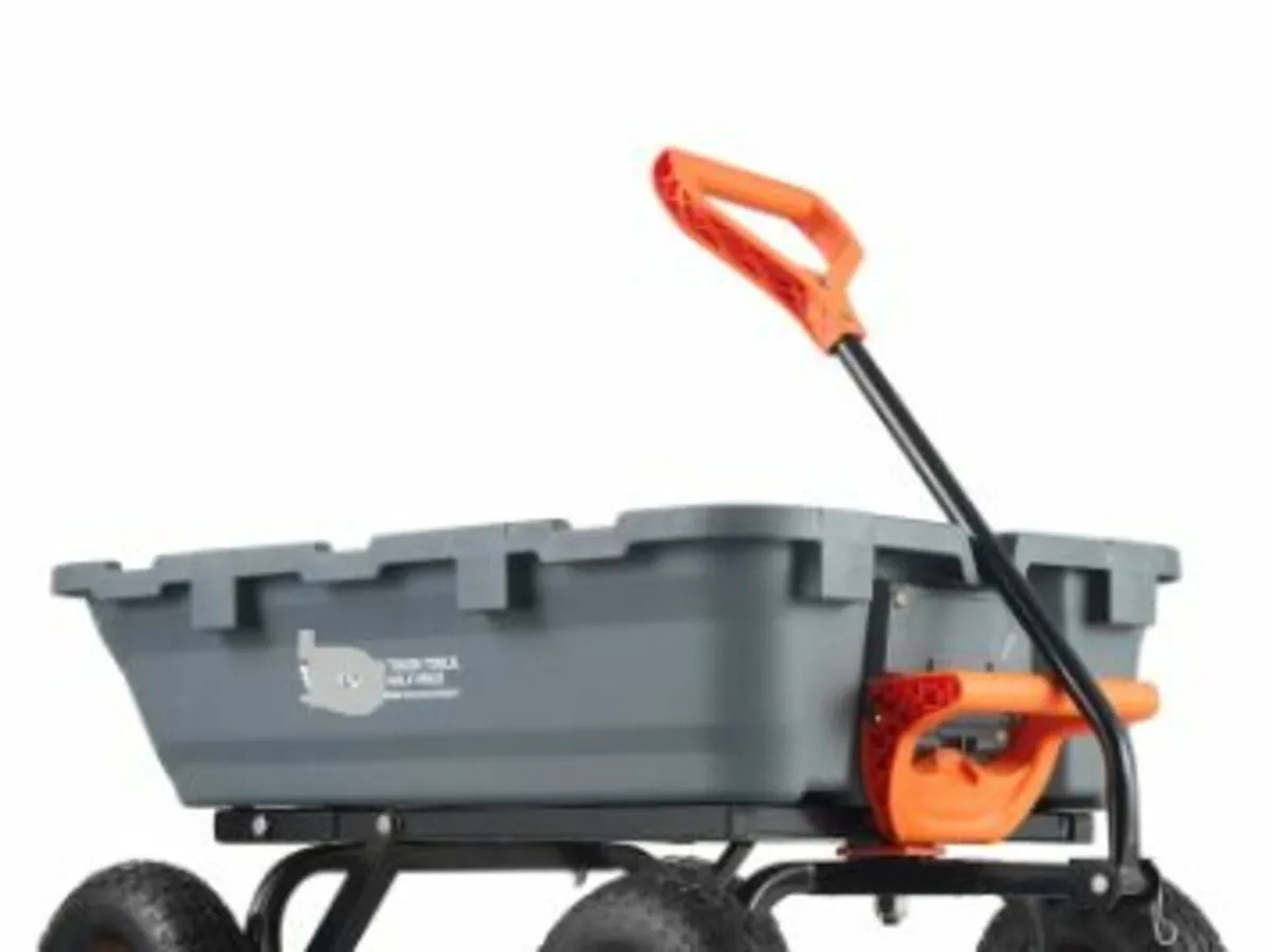 Poly Garden Dump Cart Heavy-duty Yard - Image 1