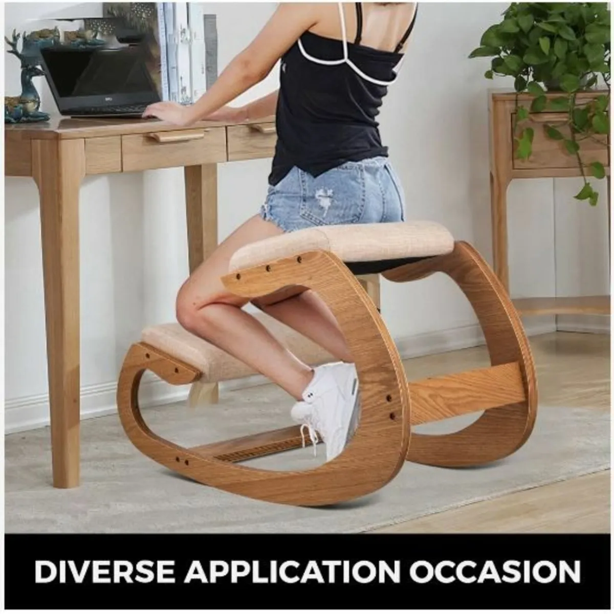 Ergonomic Kneeling Chair 220LB Load Capacity - Image 4