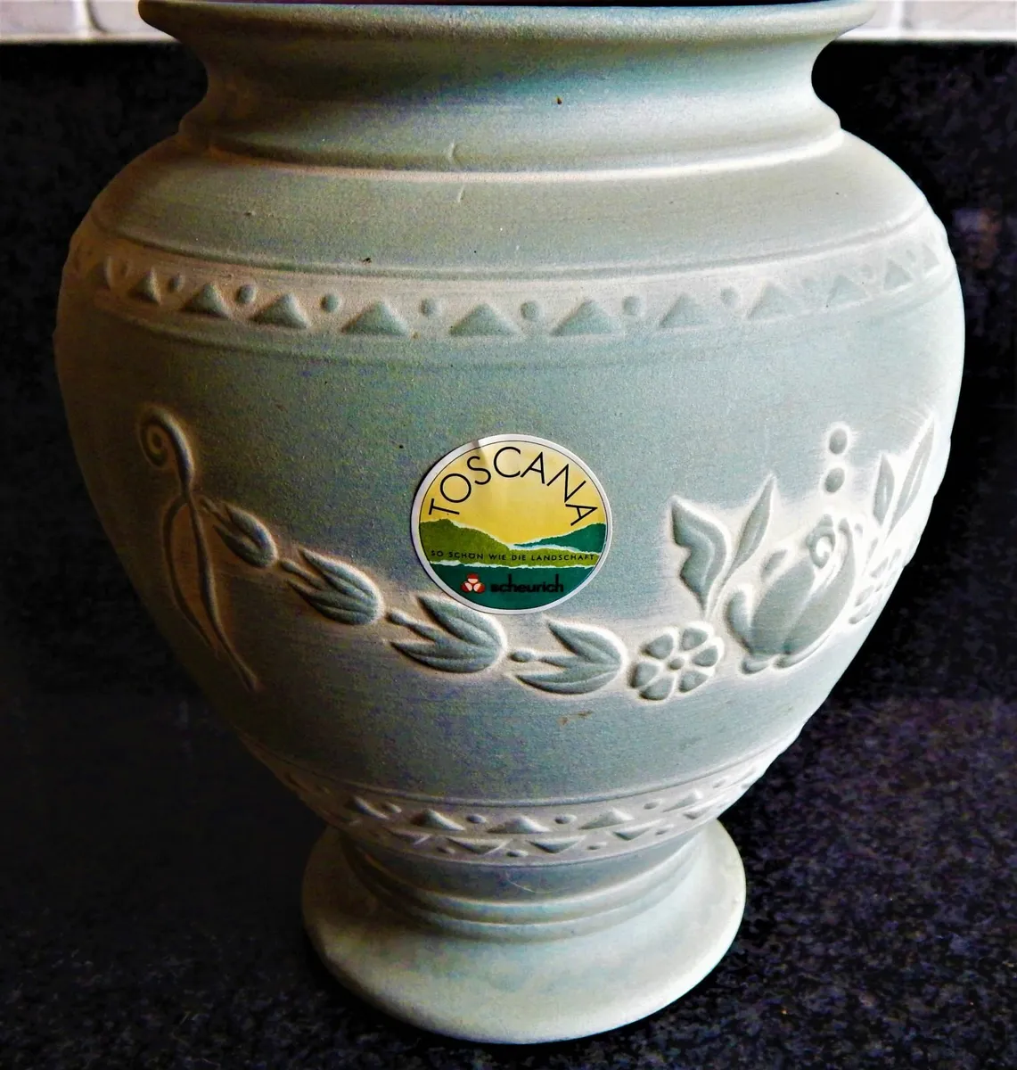 Vintage Scheurich Toscana Art Pottery Vase - Image 2