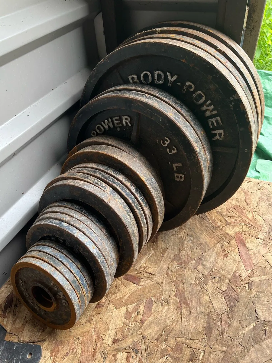 215kg Olympic weight plates - Image 1