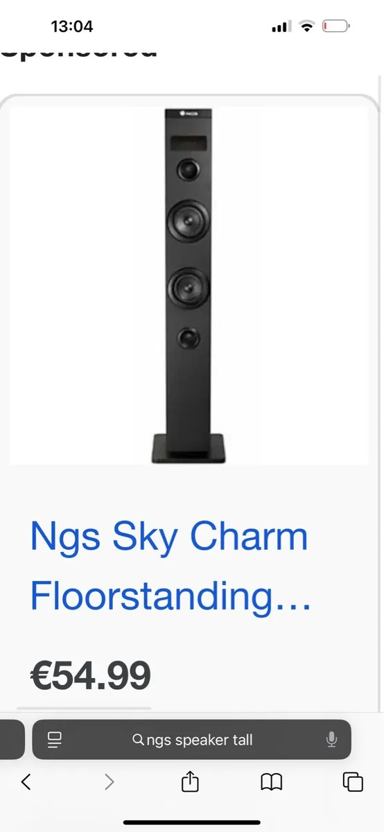 NGS Bluetooth Speaker (X2) - Image 1