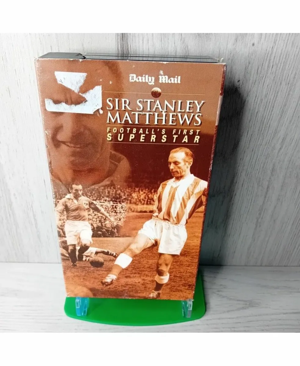 SIR STANLEY MATTHEWS FOOTBALLS FIRST SUPERSTAR VHS