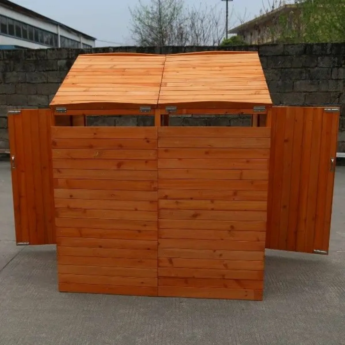 Deluxe Wheelie Bin Storage – 2 Bays - Image 2
