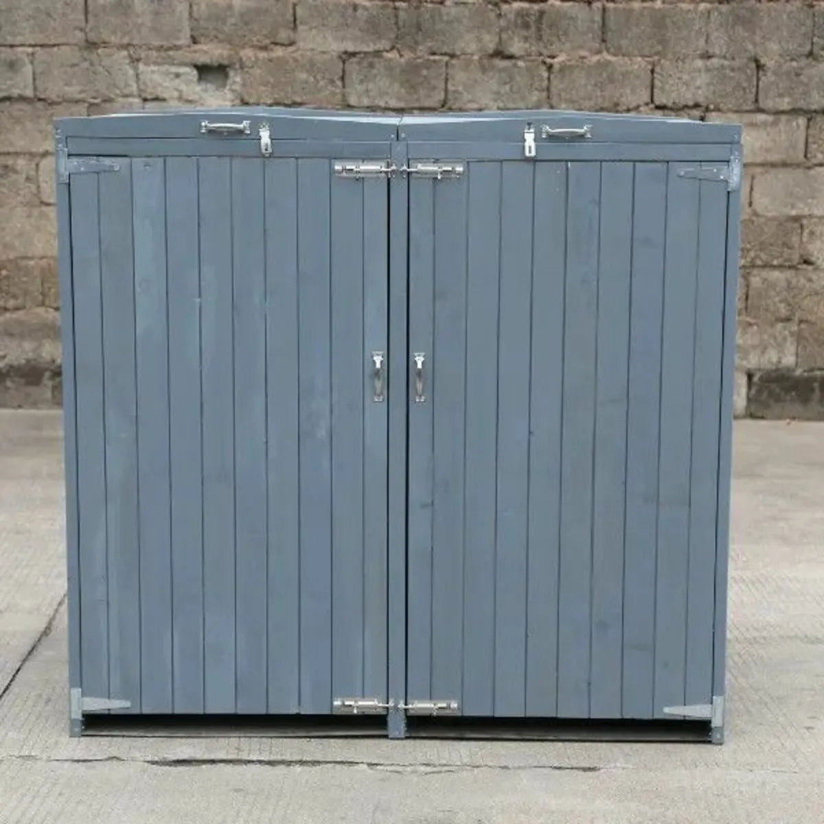 Deluxe Wheelie Bin Storage – 2 Bays - Image 1