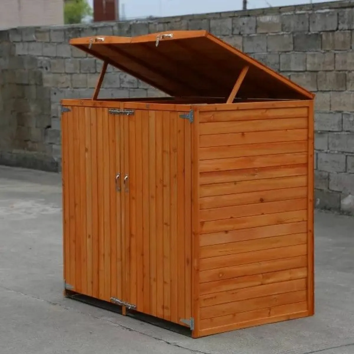 Deluxe Wheelie Bin Storage – 2 Bays - Image 4