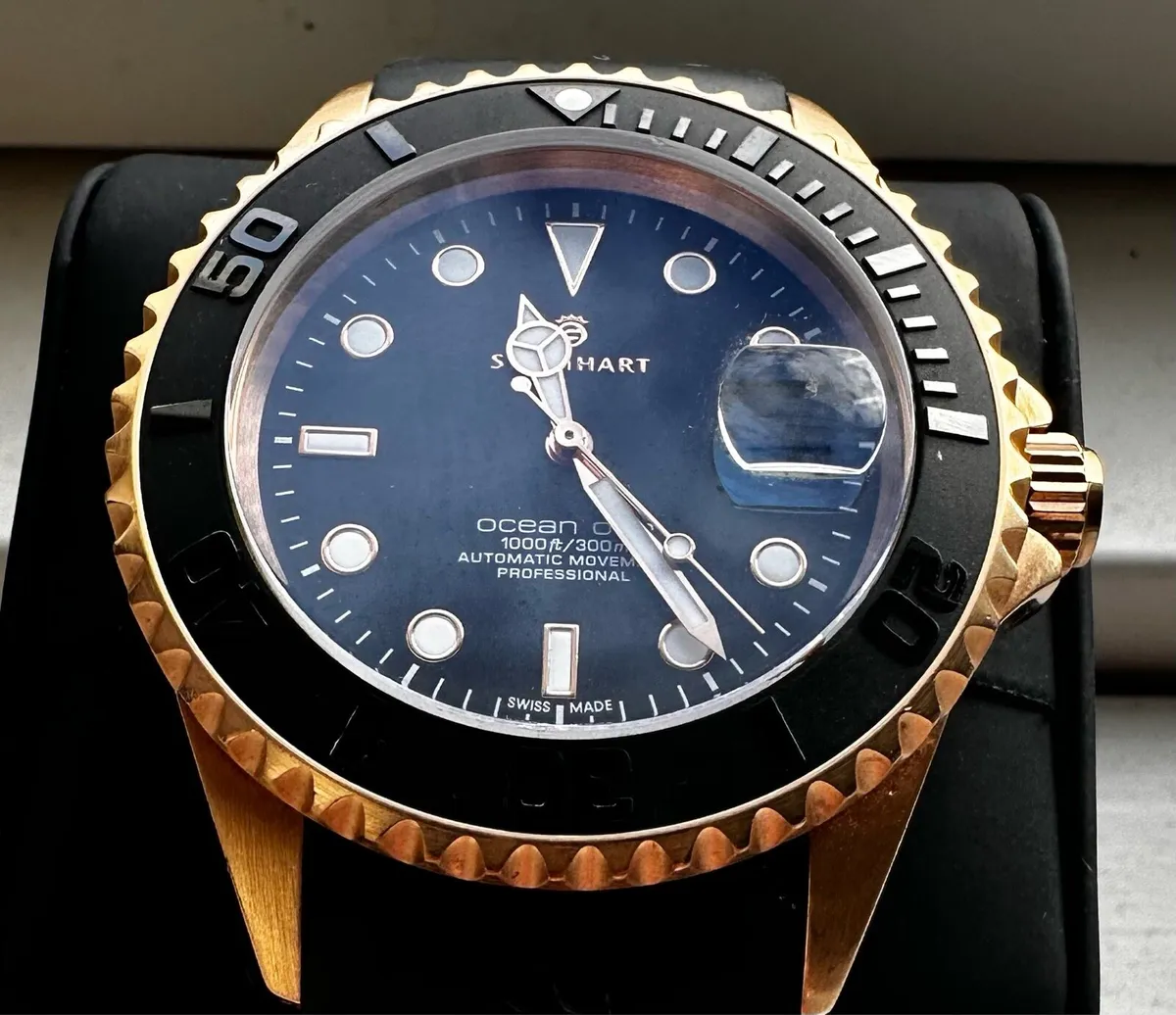 Steinhart Ocean 39 Pink Gold Ceramic - Image 3