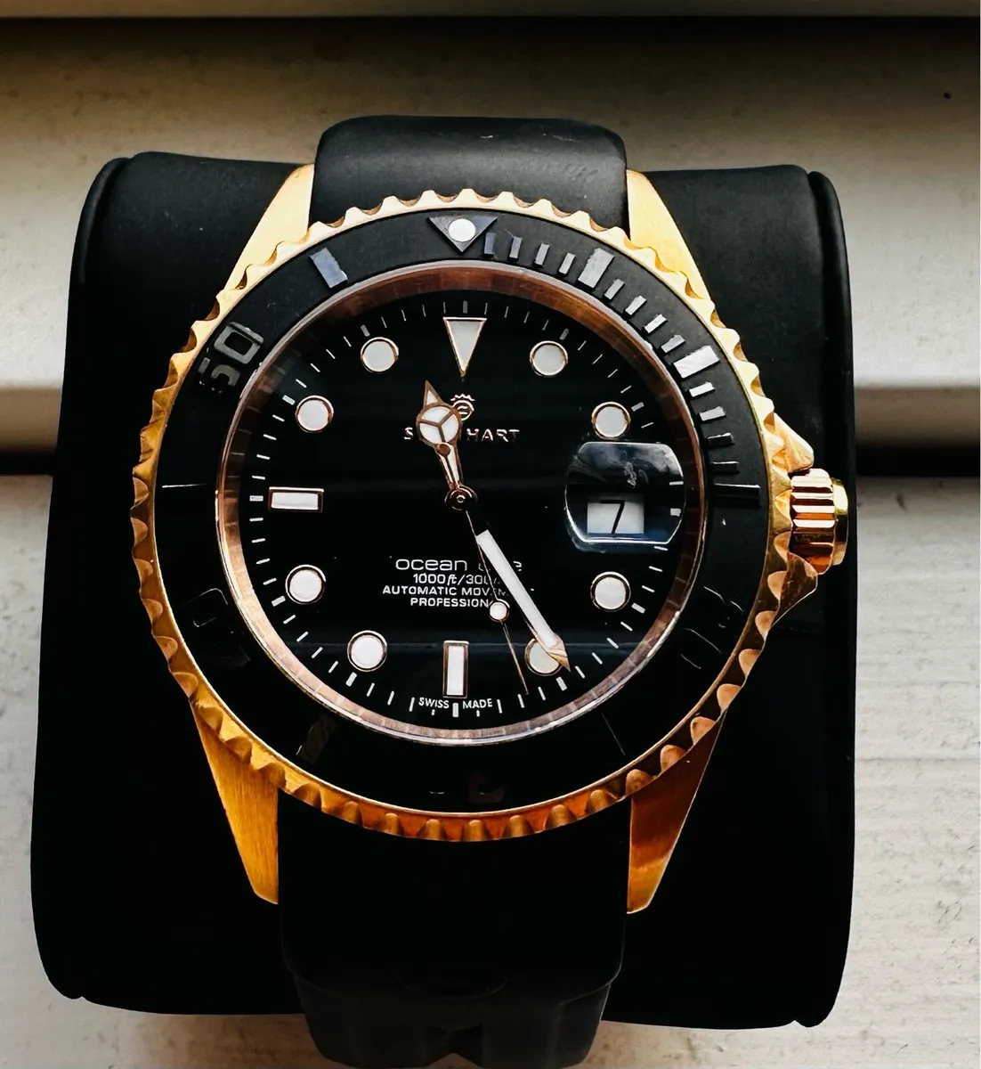 Steinhart Ocean 39 Pink Gold Ceramic - Image 4