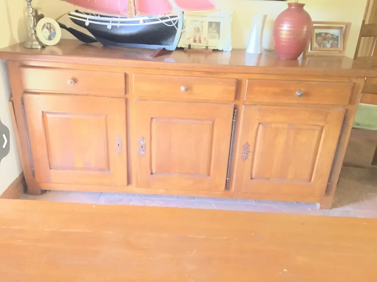 Dining table, chairs and  sideboard - Image 4