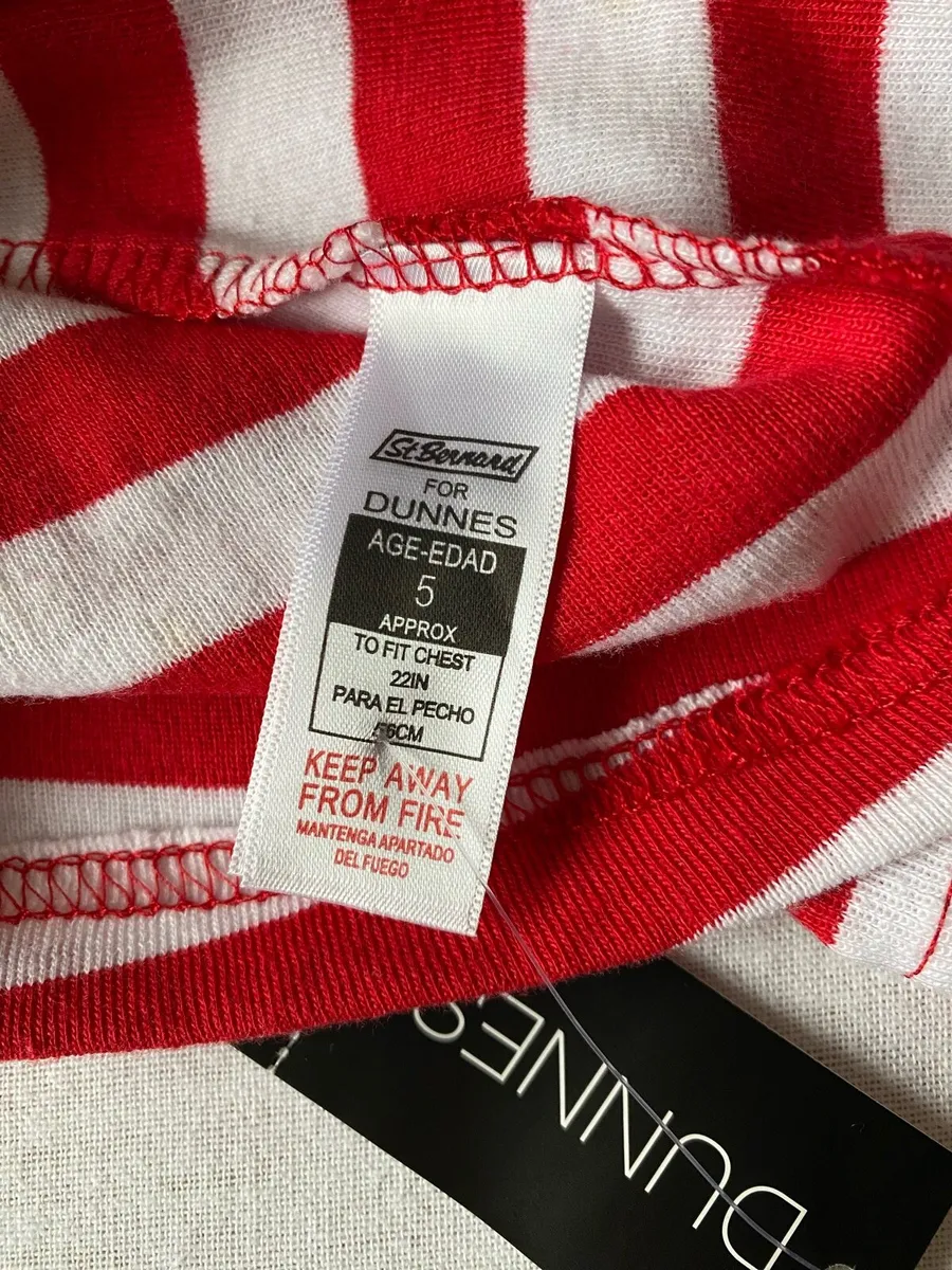 Brand new Girl’s Red Striped Bow Long Sleeve Top - Image 4