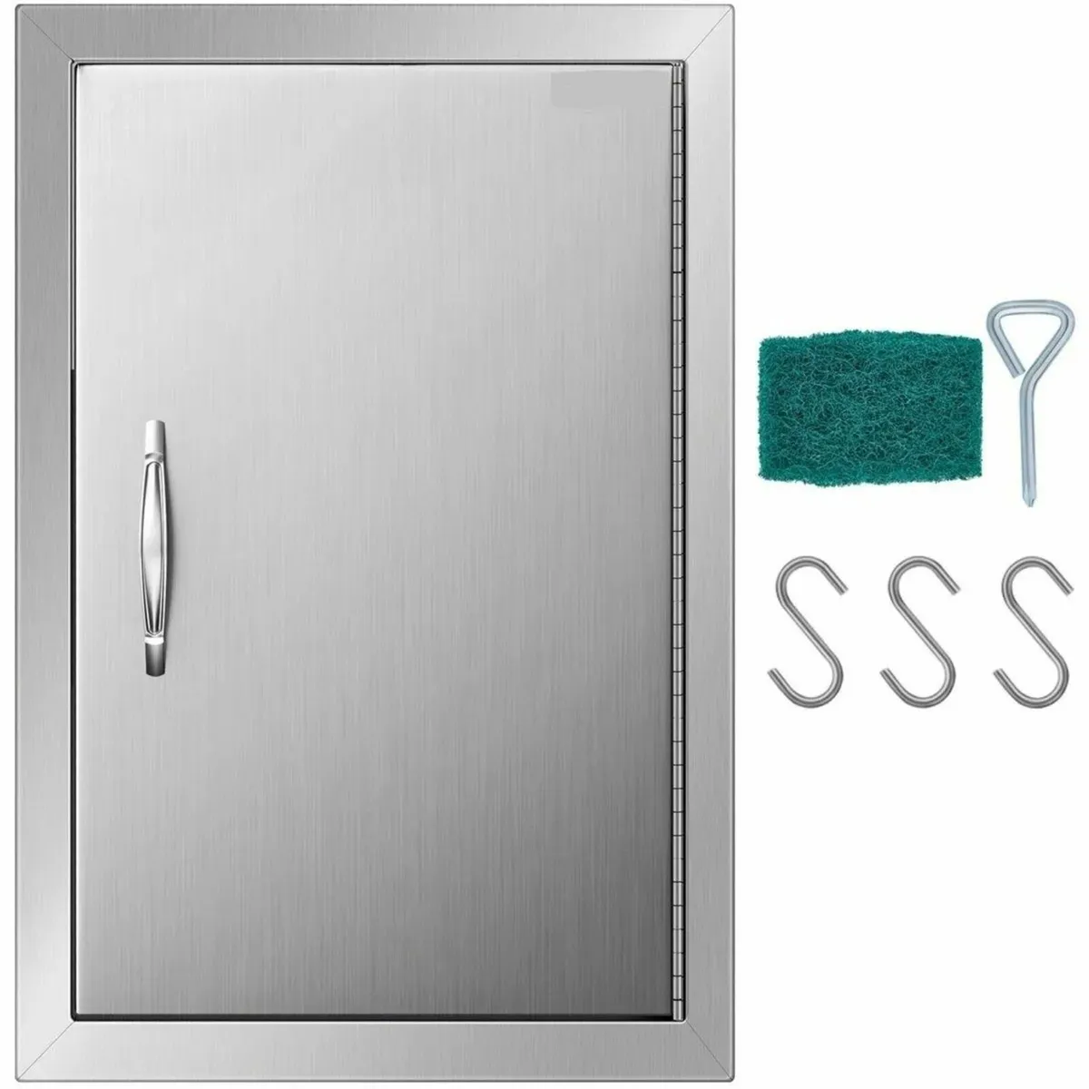 Stainless Steel Door: Perfect for BBQ Spaces - Image 3