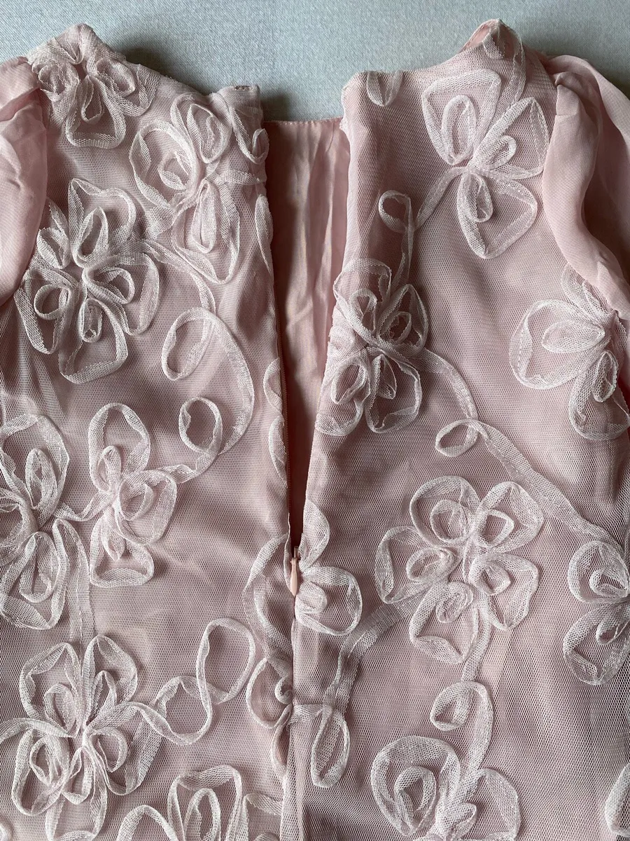 Brand new Girl’s Light Pink Elegant Floral Dress - Image 2