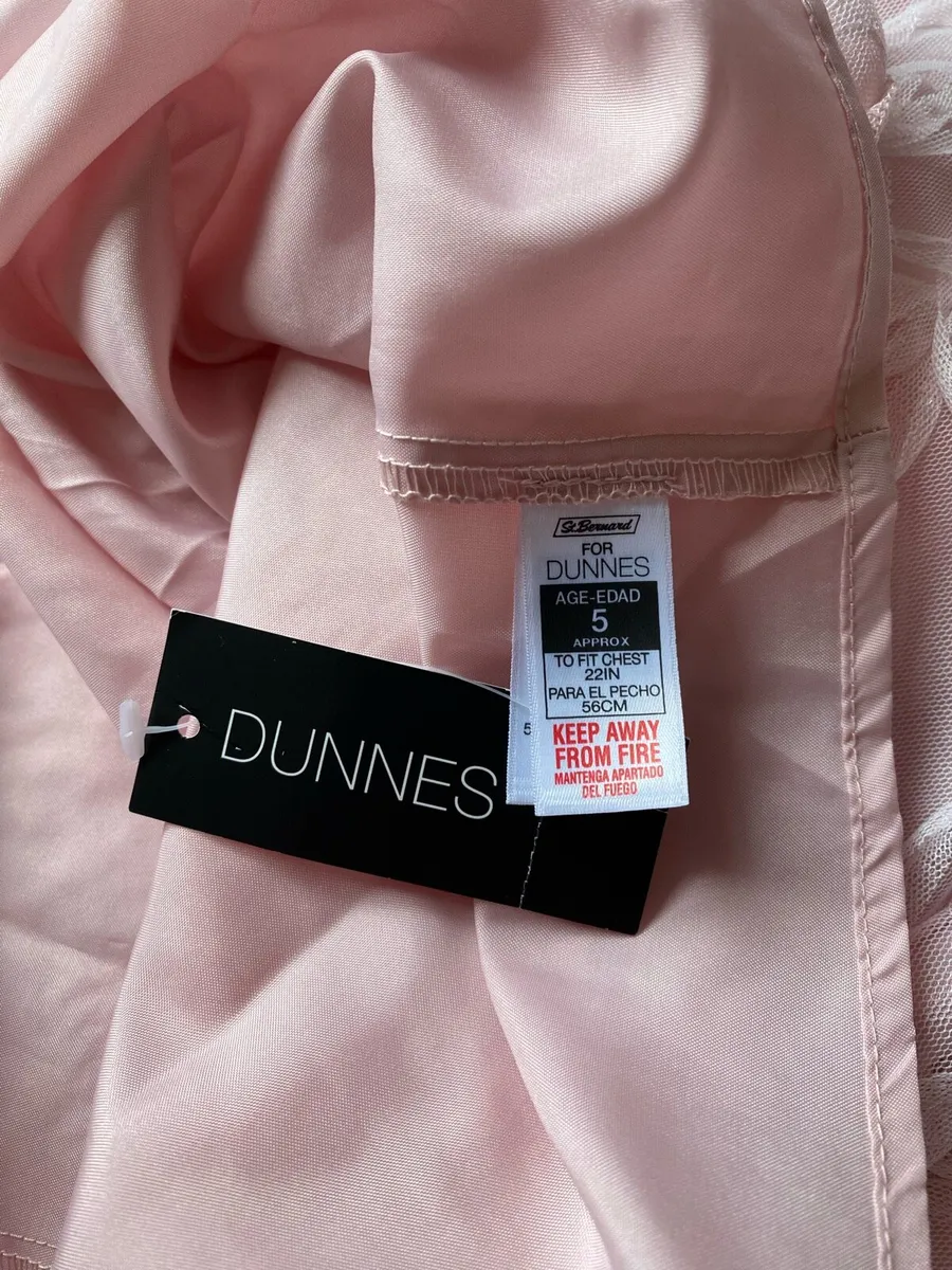 Brand new Girl’s Light Pink Elegant Floral Dress - Image 3